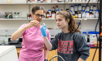 Student with faculty member