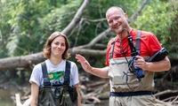 Caroline Lopez and professor Dave Goodwin