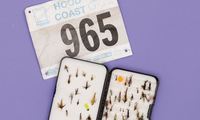 Fish hooks and running bib