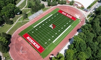 Aerial view of Deeds Field-Piper Stadium.