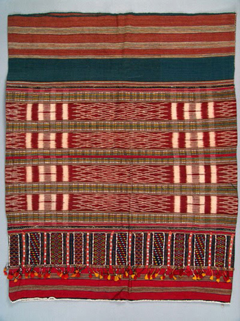 Three panel skirt from 20th century Burma