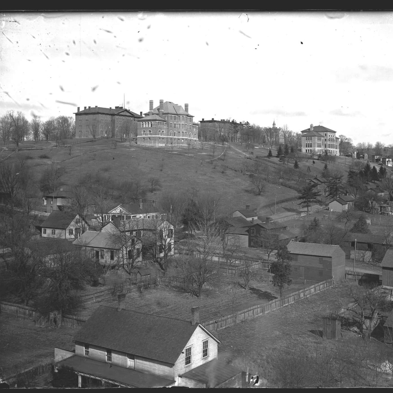 Denison Campus from the year 1895