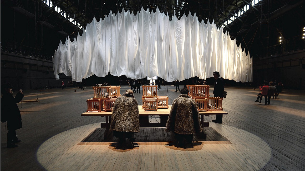 Ann Hamilton, "the event of a thread" 2013