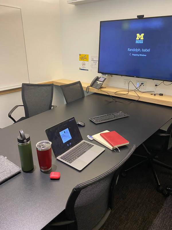 Conference Room in Ross School of Business