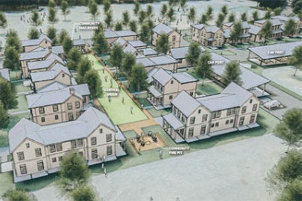 Design renderings of the new neighborhood.